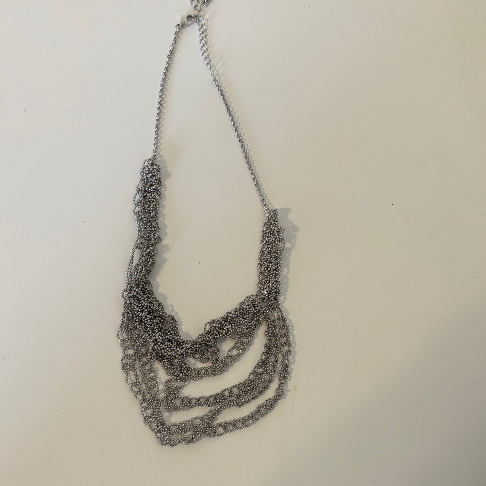 Elegant Silver Chain Necklace